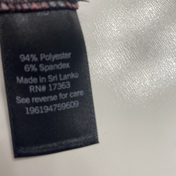 Vera Wang 2 piece womens xl Pj Soft Polyester 3/4 Sleeve Red Floral          791 - Picture 14 of 15